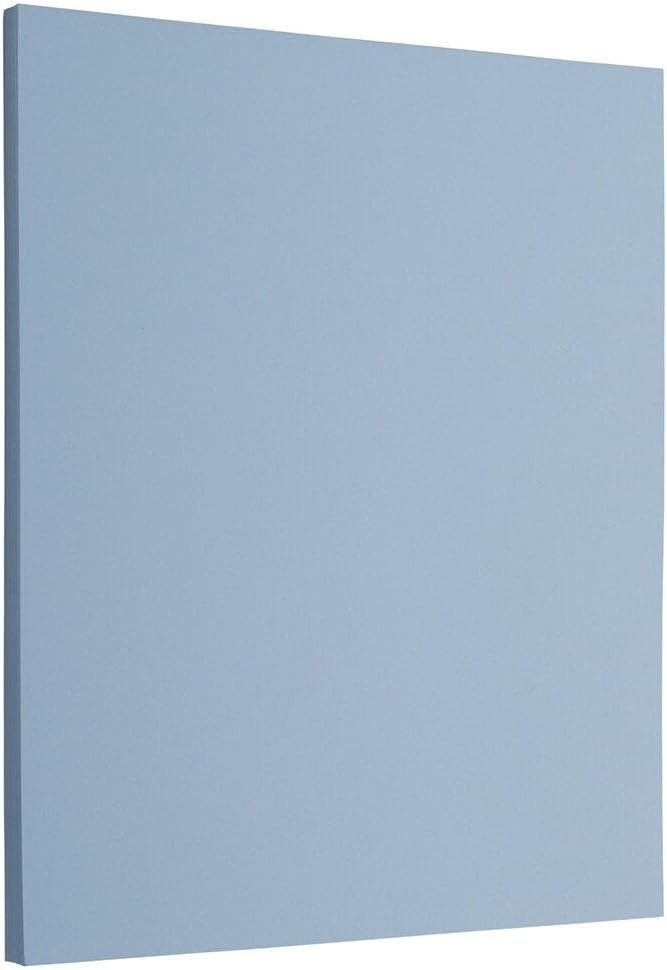 LUXPaper Custom Printed 8.5" x 11" Paper | Customizable Letterhead | Personalized Logo & Text | Letter Size | Baby Blue | 80lb. Text | 200 Qty
