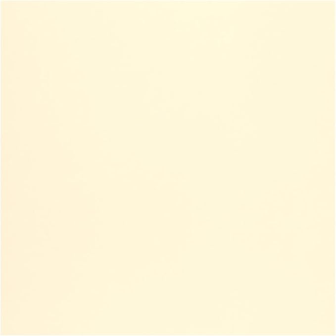 PA Paper Accents Smooth Cardstock 12" x 12" Cream, 65lb colored cardstock paper for card making, scrapbooking, printing, quilling and crafts, 250 piece box