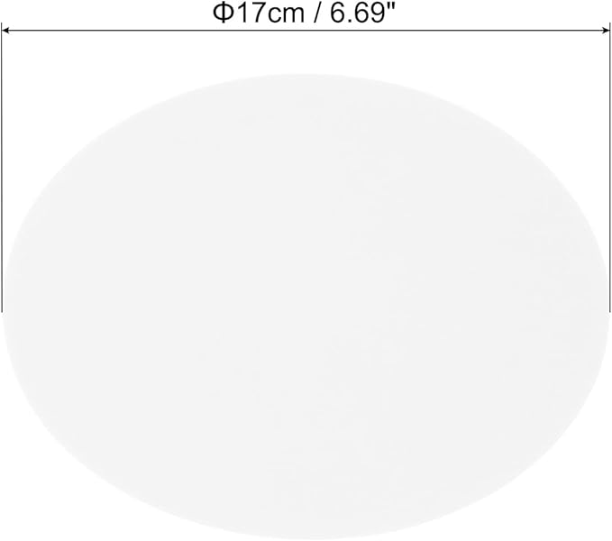 PATIKIL 6.7-inch Round Cardboard Paper, 20 Pcs 200GSM Blank Disc Circles Slices Cutouts Paper for Party Decorations DIY Craft Arts Drawing Painting Writing, White