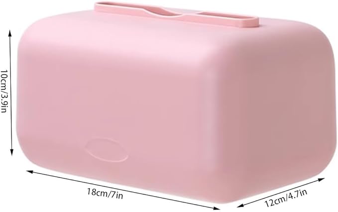 Stylish Tissue Box Sprung Tissue Box Creativity Tissue Box and Bathroom Facial Napkin Box for Bedroom or Office Desks and Tables Home Bar Modern Tissue Box (Color : Multi-coloredB) (Gray)