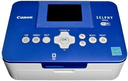 Canon Office Products SELPHY CP910 Blue Wireless Color Photo Printer