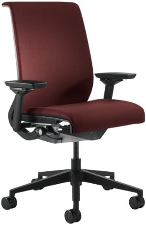 Steelcase Think Burgundy Fabric Chair