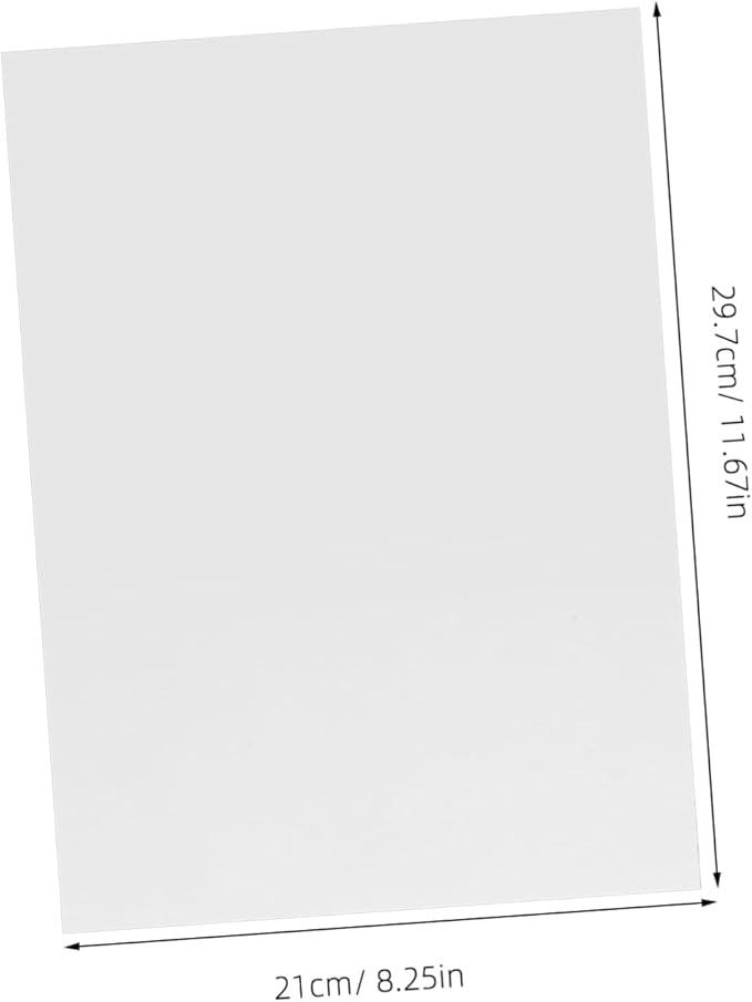 NUOBESTY 90sheets Thick White Cardstock Heavy Cardstock Paper for Printing Drawing Crafting Business Cards
