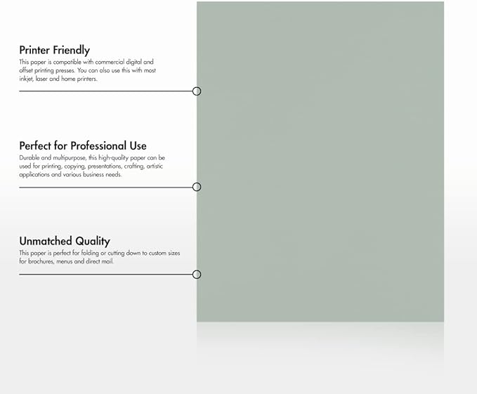 LUXPaper 8.5" x 11" Paper | Letter Size | Slate Gray | 28lb. Paper Weight (70lb. Text) | 500 Qty