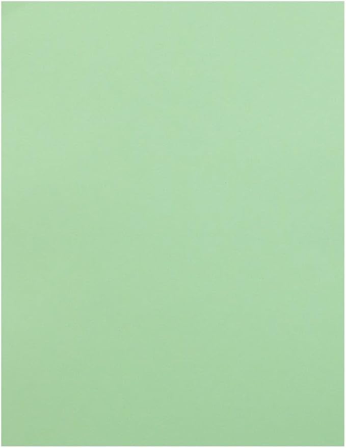 LUXPaper Custom Printed 8.5" x 11" Paper | Customizable Letterhead | Personalized Logo & Text | Letter Size | Pastel Green | 60lb. Text | 200 Qty