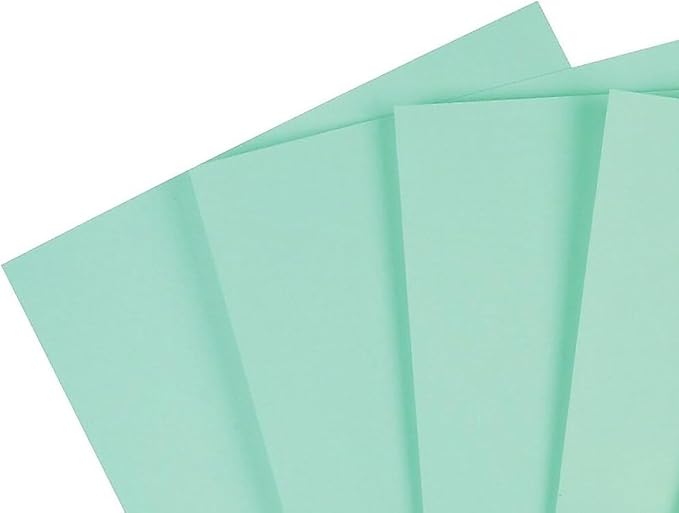 Staples Cover Stock Paper 67 lbs 8.5-Inch x 11-Inch Green 250/Pack, For Office, School & Home