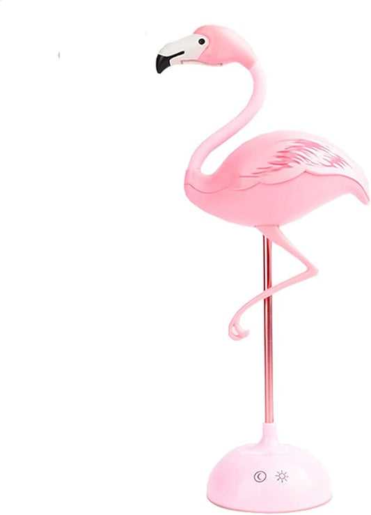 Fantasee Flamingo Desk Lamp USB Bedside Table Lamp Nursery Night Light Touch Dimmable for Child Kids Students Bedroom Living Room Dorm Reading Birthday Party Gift (Pink Flamingo)