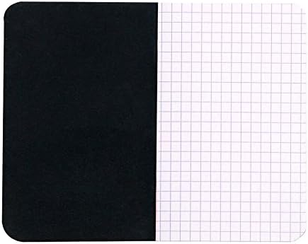 Rhodia Slim Staplebound Notebooks - Graph 48 sheets - 3 x 4 3/4 in. - Black cover