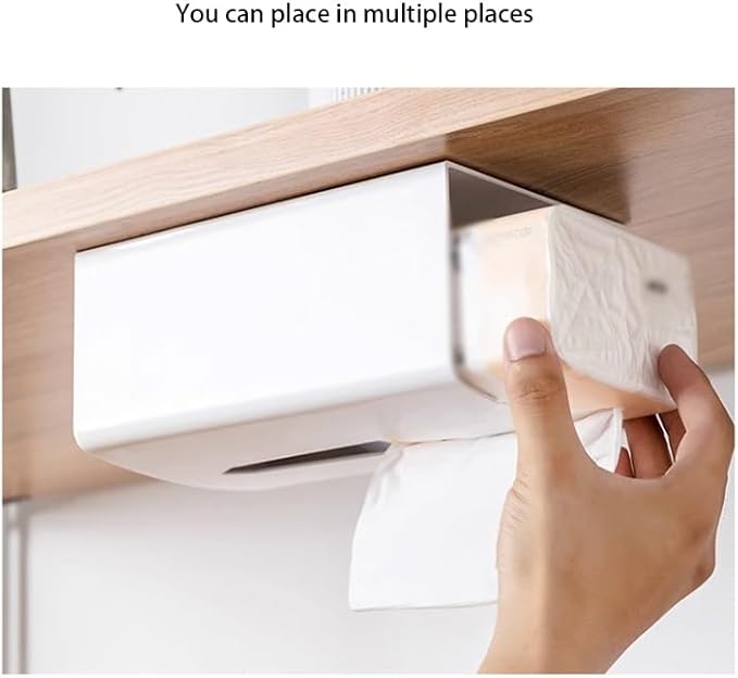 Stylish Tissue Box Wall-Mounted Tissue Box Upside Down Tissue Box and Modern Facial Paper Holder for Vanity Countertop Dresser Desk Office Modern Tissue Box (Color : Set2) (Set3)