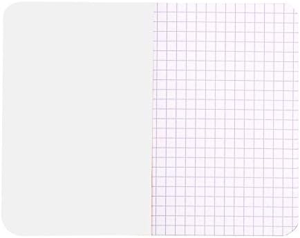 Rhodia Slim Staplebound Notebooks - Graph 48 Sheets - 3 x 4 3/4 in. - White Cover (119151C)