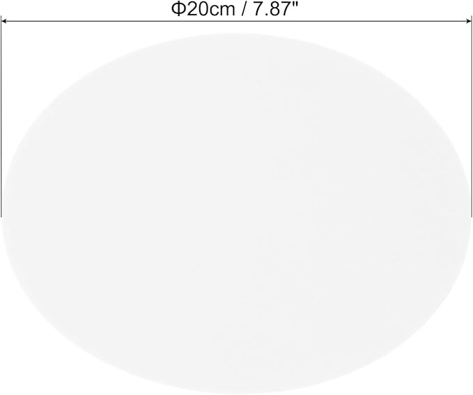 PATIKIL 7.9-inch Round Cardboard Paper, 20 Pcs 200GSM Blank Disc Circles Slices Cutouts Paper for Party Decorations DIY Craft Arts Drawing Painting Writing, White