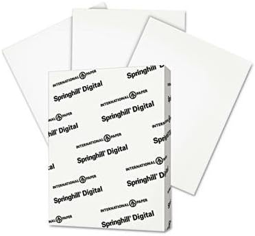 Springhill - 4 Pack - Digital Vellum Bristol White Cover 67 Lb 8 1/2 X 11 White 250 Sheets/Pack "Product Category: Paper & Printable Media/Loose Paper"