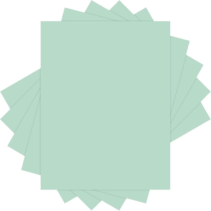Domtar 94304 30% Recycled Colored Paper, 20 Lb Bond Weight, 8.5 X 11, Green, 500/ream