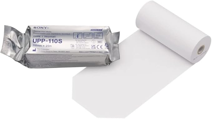 Sony UPP-110S B&W Thermal Print Media Paper, Type I, 1 Roll