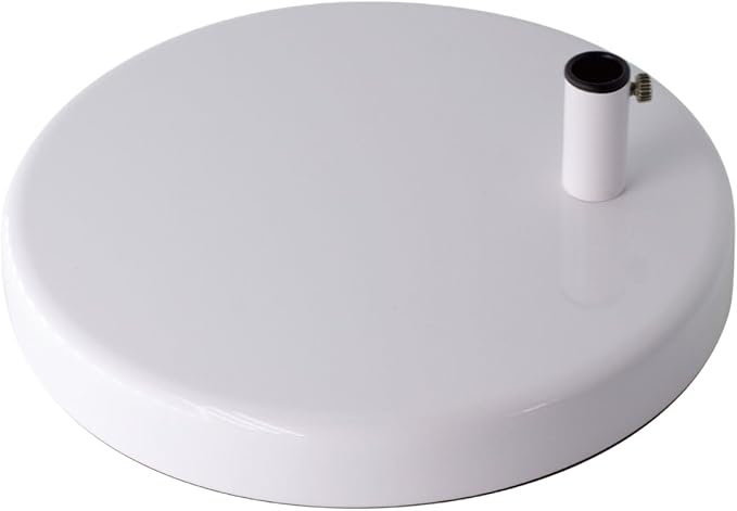 Desk Lamp Base: Round inches Mounting Stand for Desk Lamps,Magnifying Glass with Light,Mic Arm Desk Mount,Swing Arm Desk Lamp,for Home Office,Compatible for lk-1 cl-2 (Silver)