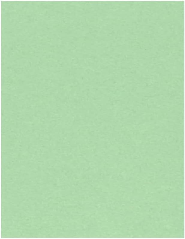 LUXPaper 8.5" x 11" Paper | Letter Size | Pastel Green | 60lb. Text | 50 Qty
