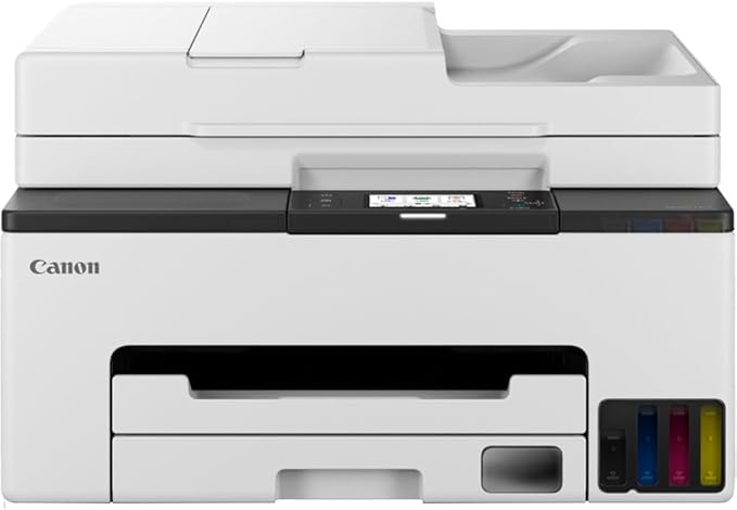 Canon MAXIFY GX2020 Wireless MegaTank All-in-One Color Printer Bundle | Print Copy Scan Fax | for Home Office Small Business High Volume Documents + Cleaning Kit + Ethernet Cable + More (8 Items)