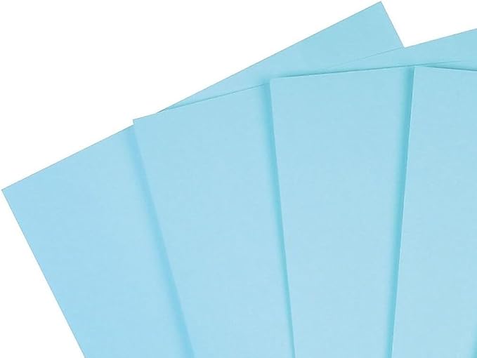 Staples Cover Stock Paper 67 lbs 8.5-Inch x 11-Inch Blue 250/Pack, For Office, School & Home