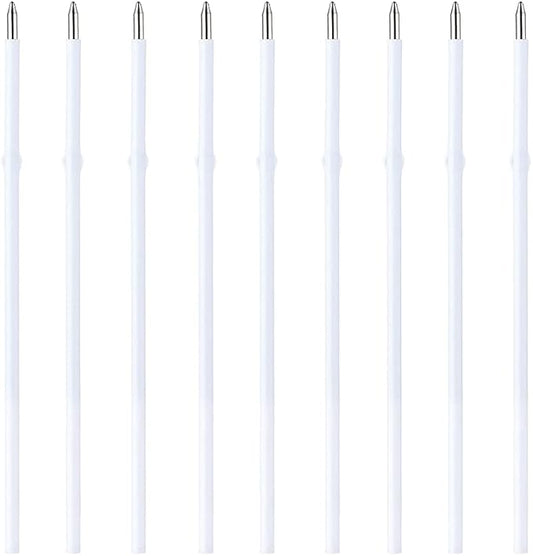 30 pcs 0.7mm Blue Color Replaceable Ballpoint Pen Refill School Office Supplies(4.2 inch)