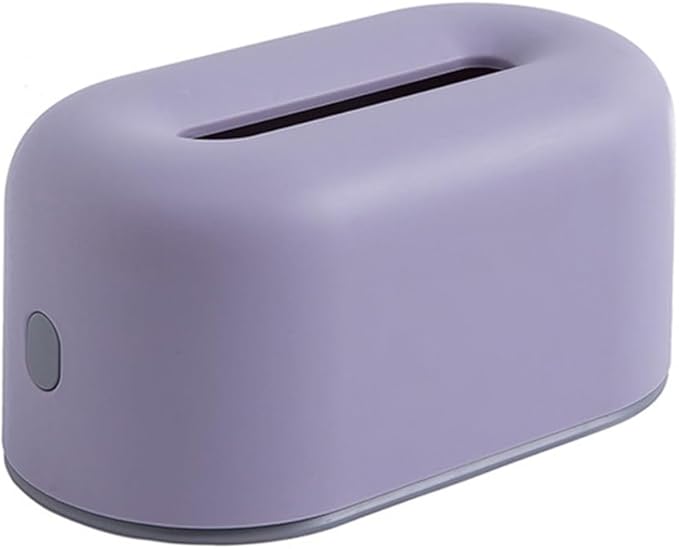 Stylish Tissue Box Stylish Napkin Organizer Household Tissue Box and Facial Tissue Holder for Car Office Desk Home Décor Bathroom Home Bar Modern Tissue Box (Color : White) (Purple)
