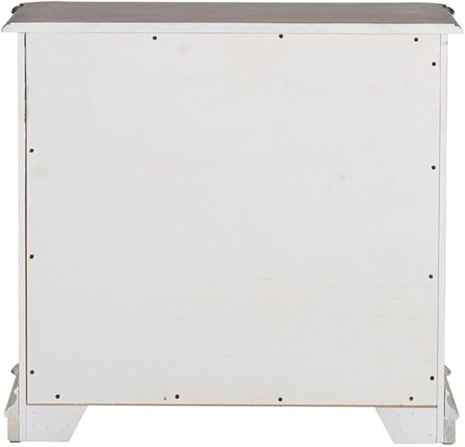 Liberty Furniture Magnolia Manor Media Lateral File for Home Office, W34" x D22" x H31", White