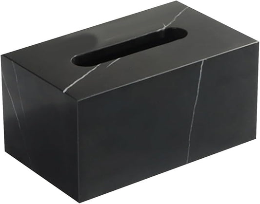 Stylish Tissue Box Rectangular Tissue Box Cover Plastics Tissue Box lid Reusable Tissue Box for Bathroom Bedroom Dressers Desk Offices Home Modern Tissue Box (Color : Green, Size : Multi-Colored