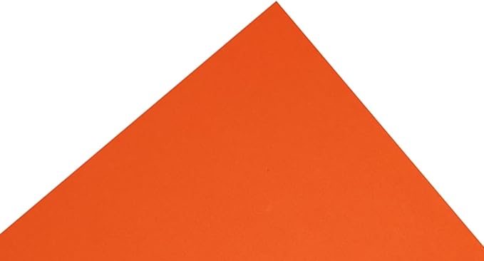 PA Paper Accents Smooth Cardstock 12" x 12" Orange, 65lb colored cardstock paper for card making, scrapbooking, printing, quilling and crafts, 25 piece pack