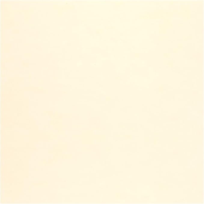 PA Paper Accents Smooth Cardstock 12" x 12" French Vanilla, 74lb colored cardstock paper for card making, scrapbooking, printing, quilling and crafts, 25 piece pack