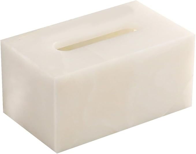 Stylish Tissue Box Rectangular Tissue Box Cover Plastics Tissue Box lid Reusable Tissue Box for Bathroom Bedroom Dressers Desk Offices Home Modern Tissue Box (Color : Green, Size : Multi-Colored
