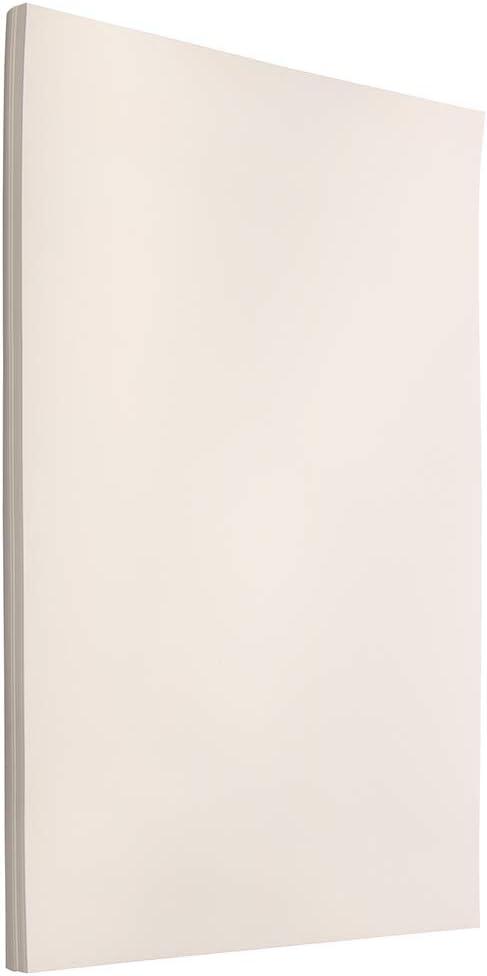 JAM PAPER Legal Strathmore 24lb Paper - 90 gsm - 8.5 x 14 - Nautral White Wove - 500 Sheets/Ream