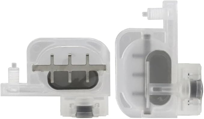 12 pcs Printer Ink Damper Square Head for Epson1390 1390 1400 1430 1410 1500W L800 L1800 dumpers Office Equipment(Clear Transparent)
