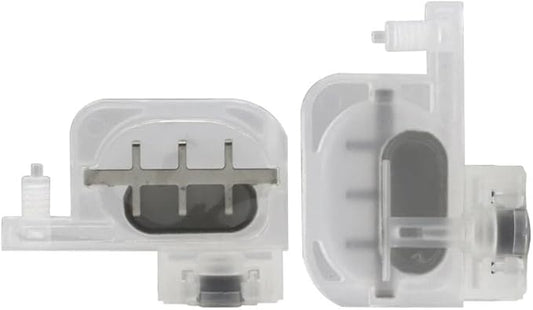 12 pcs Printer Ink Damper Square Head for Epson1390 1390 1400 1430 1410 1500W L800 L1800 dumpers Office Equipment(Clear Transparent)