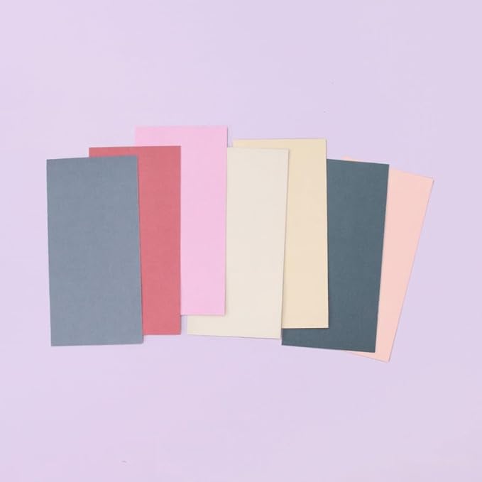 Craftelier - Winter Color Cardstock | Pack of Colored Cardstock | Colored Paper for Crafts, Scrapbooking, DIY Projects | 32 Sheets, Double-Sided, 5.91" x 2.95", 8.47oz