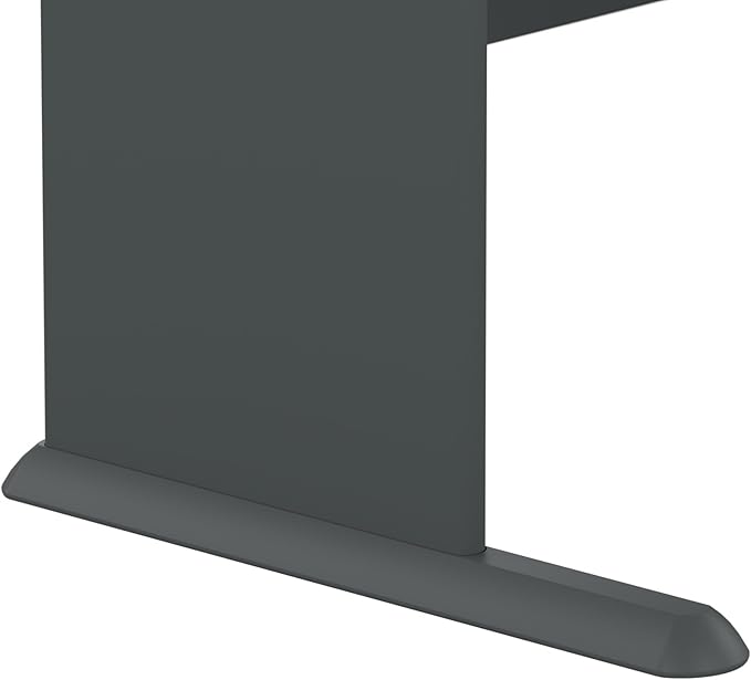 Bush Business Furniture Series A 72W Desk in Slate and White Spectrum