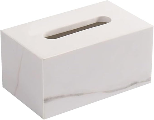 Stylish Tissue Box Rectangular Tissue Box Cover Plastics Tissue Box lid Reusable Tissue Box for Bathroom Bedroom Dressers Desk Offices Home Modern Tissue Box (Color : Green, Size : Multi-Colored
