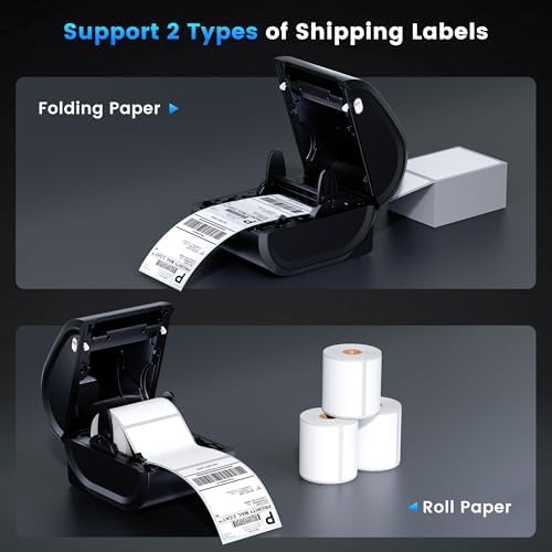Phomemo D520BT Thermal Label Printer for Business, 4x6 Bluetooth Shipping Label Printer for Small Business & Packages, Compatible with Android, iOS, PC, Amazon, Shopify, USPS