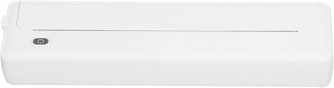 Portable Cordless Printer, bt A4 Thermal Inkless Printer with App, for Photo Label Receipt Study Notes, Home School Office