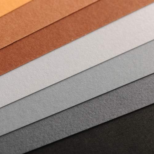 Canson Iris Vivaldi A4 185 GSM Smooth Colour Paper - Dark Grey (Pack of 50 Sheets)