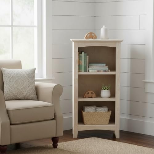 Solid Wood Shaker Bookcase - 36" H