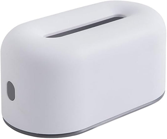 Stylish Tissue Box Stylish Napkin Organizer Household Tissue Box and Facial Tissue Holder for Car Office Desk Home Décor Bathroom Home Bar Modern Tissue Box (Color : White) (White)