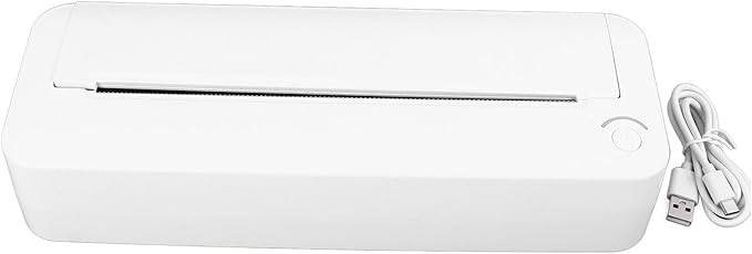 Fafeicy Portable Wireless Printer, Bluetooth Thermal Mobile Printer for Home School Office, with Remote Printing and WiFi Connection for iOS