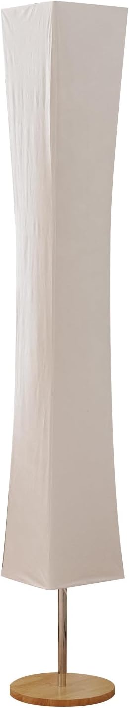 Soft Light Floor Lamp, 58 inch Simple Design Morden 3 Color Lighting Remote Control LED lamp with Tyvek Fabric Shade,Brightness Adjustable for Living Room Bedroom Game Room