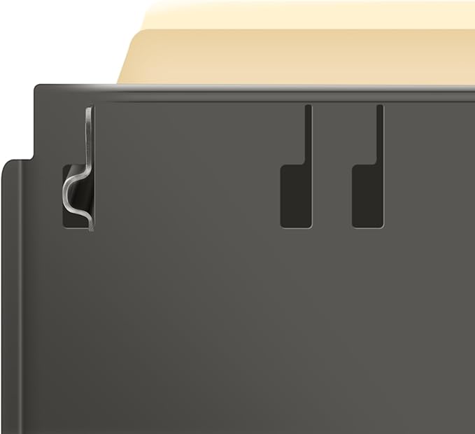 2 Pack Lateral File Bars File Cabinet Rails for 36" Wide Hanging File Folders Old Style Filing Cabinets Drawer Accessories