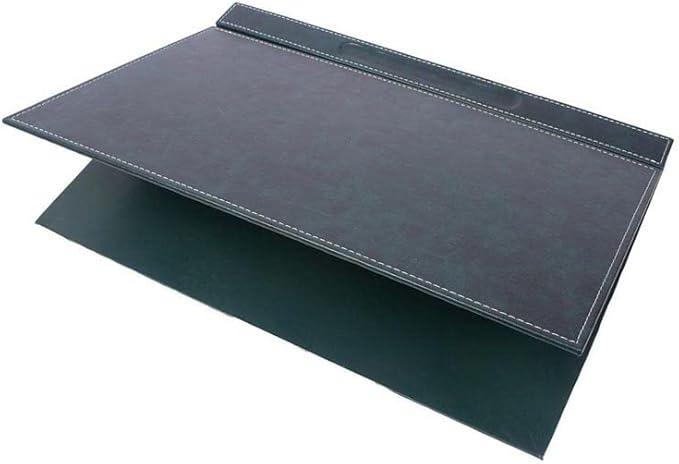Desk Set 13 Pieces Desk Organizer Office Accessories Desk Accessories Office Supplies Office Organizer Sigle Document Tray (Color : Black (Brown Thread)) (Black (White Thread))
