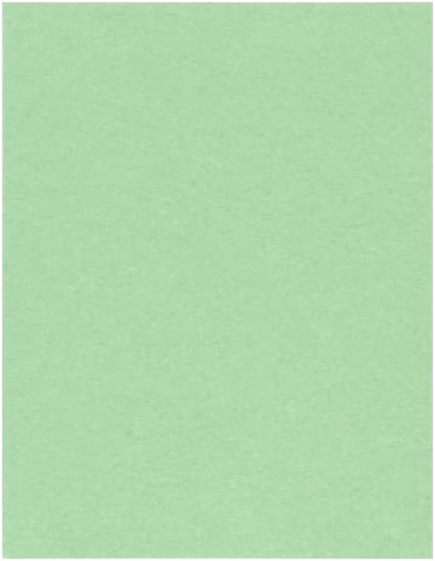 LUXPaper 8.5" x 11" Paper | Letter Size | Pastel Green | 60lb. Text | 50 Qty