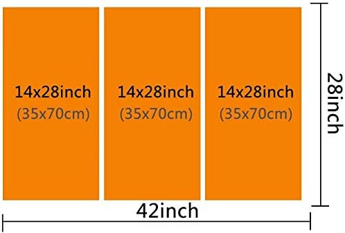 Wall Art for Living Room Bedroom 3 Pieces Wall Street Copper Bull Artwork Bull Poster Modern Wall Decor for Living Room Bedroom Study Room Office With Wood Framed - 42" Wx28 H