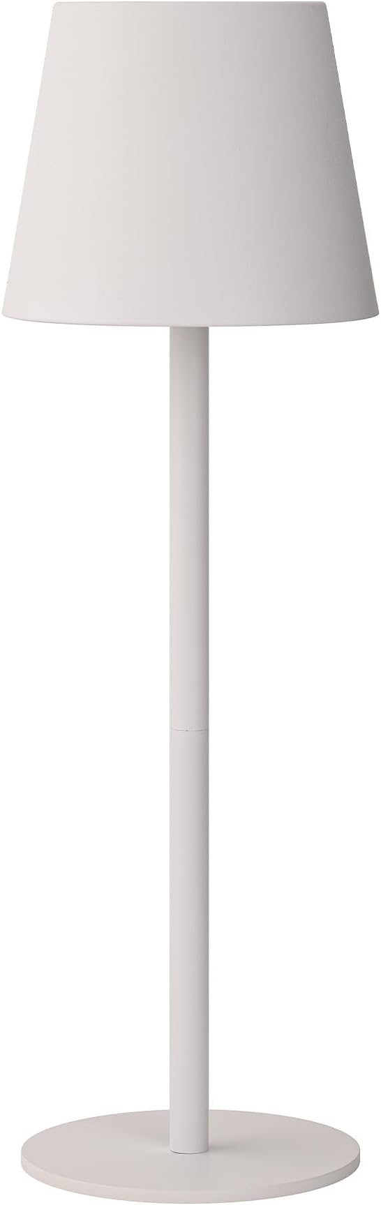 Versa LED Cordless USB-C Re-Chargeable Desk Lamp, 5200mAh Battery Operated with 3 Color Temperature 2700K-3000K-3500K and Fingertip Touch On/Off Plus Dimming with Two 5in Adj Height Stems in White