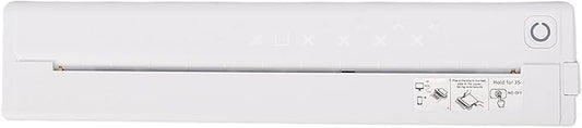 Dpofirs Portable Thermal Printer, Wireless Bluetooth Inkless Printer, with Bracket, Support 8.5x11in Letter & 28.5in Paper Width, for Home Office Travel Car (White)