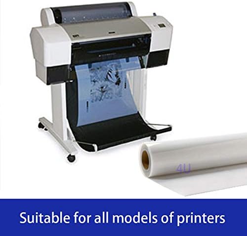 Waterproof Inkjet Transparency Film for Silk Screen Printing 24"x100ft. Roll