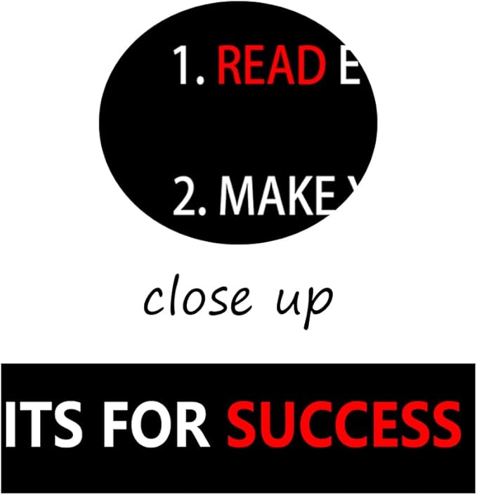 WYJZDZQ8 7 Habits For Success Inspirational Canvas Wall Art Motivational Poster Painting Prints Pictures Inspiring Office Decor Artwork Living Room Gym Decoration Framed Ready to Hang [24''W X 36''H]